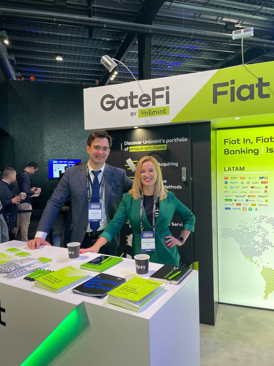 Unlimit_com's tweet photo. Let's kick off Europe's premier crypto event, @token2049, in London! ๐ฌ๐ง
Curious about our new revolutionary #crypto solution #GateFi? ๐
Then pop by our stand PB4. We would love to chat with the brightest industry minds. ๐
#defi #gamefi #cryptosolution #payments #fintech https://t.co/hdjY9c3YhG