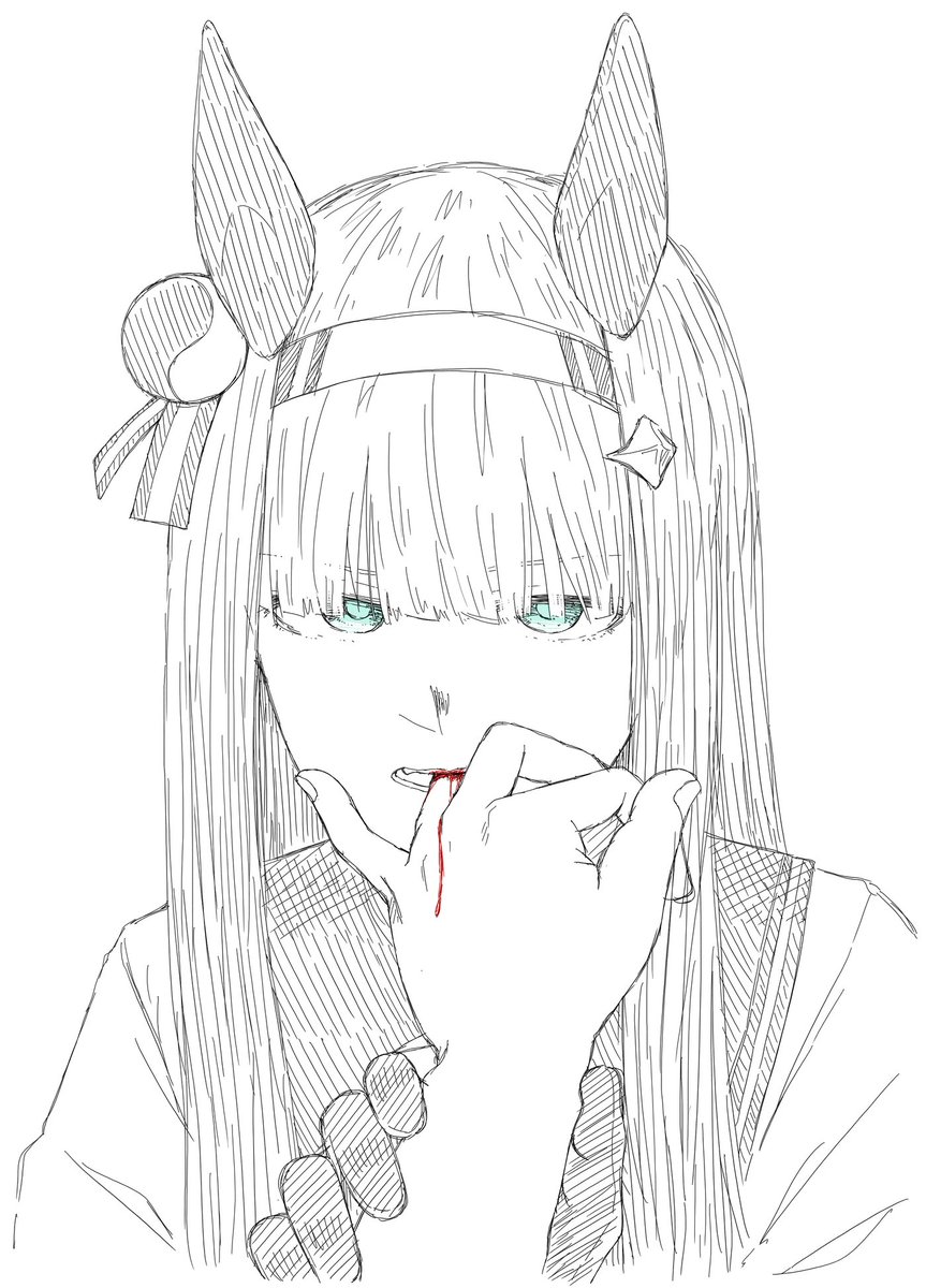 独占力ウマかじられピクチャ みんなも描こう 