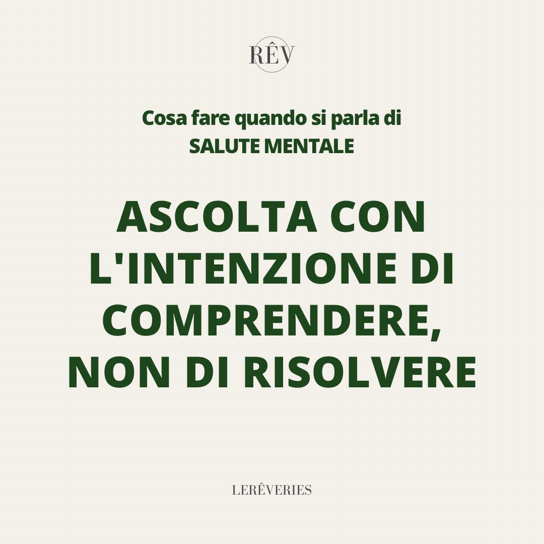 Cosa fare quando si parla di salute mentale? Che atteggiamento assumere? Come comportarci?