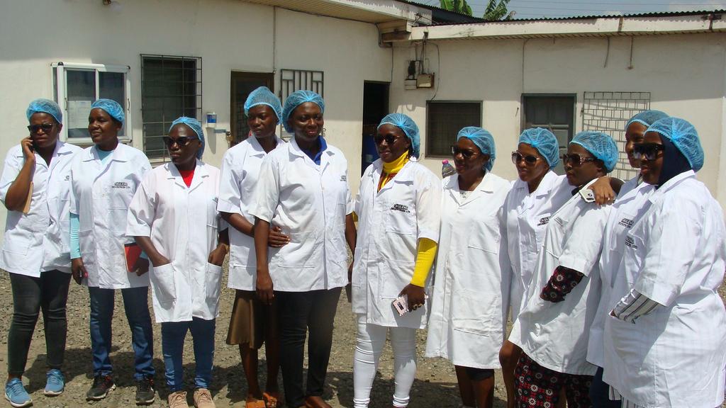 AYFoundation1's tweet photo. industrial tour.
One of the excited moments for the women in Agri business founders.

We are excited! We are inspired! 

#international#partnership#with#Guzakuza#Ghana#2022 https://t.co/quFc21rOGx