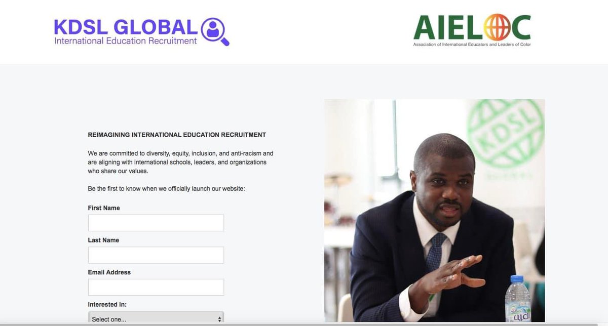 Have you registered? This is free for candidates

AIELOC and KDSL Global are creating a new recruitment space for DEIJ Leaders, Consultants, and International School Leaders. 

Be the first to know when we launch. 

…sl-recruiting-landing-page.webflow.io/?fbclid=IwAR2H… #intlELOC