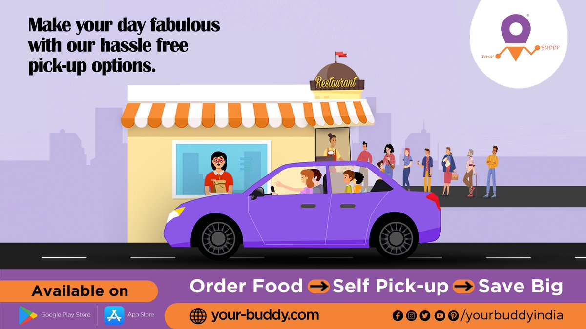 yourbuddyindia's tweet photo. Make your day fabulous with our hassle free pick up options.

Download the app now : https://t.co/AslQu0WPZn

#yourbuddy #food #hyderabadfoodlover #hyderabadfood #orderingfoodapp #orderingfood #takeawayorder #pickuporder #ordernow #downloadnow https://t.co/HlrsrtB5oe