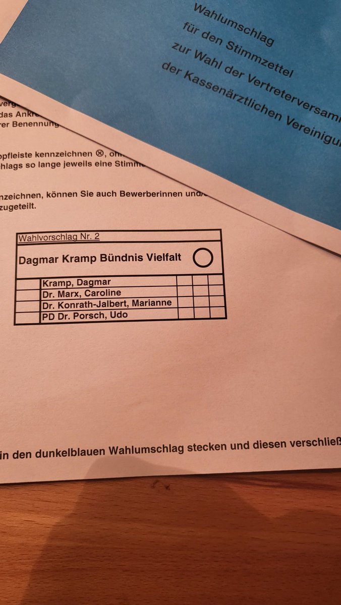 Liebe PPs und KJPs in RLP: Noch eine Woche läuft die KV-Wahl, bis zum 16.11. müssen Ihre Wahlunterlagen abgegeben sein. Geben Sie Ihre Stimme dem "Bündnis Vielfalt"- wir stehen für konstruktive Zusammenarbeit aller PP und KJP. Vielfalt würdigen- mit EINER Stimme sprechen!