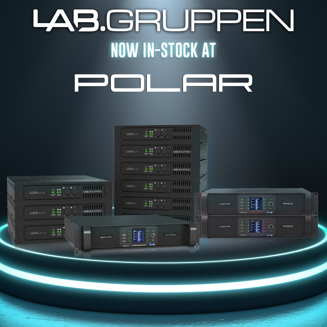 We now have a range of <a href="/labgruppen/">Lab Gruppen</a>  in-stock and available as part of our recent partnership with the Music Tribe brand.

Explore the range here: polar.uk.com/online-shop/br…
