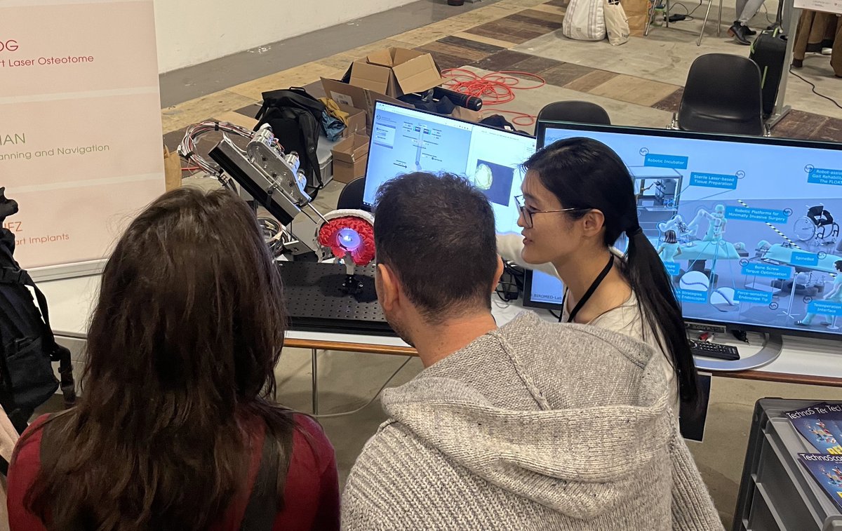 biromed_lab's tweet photo. We had a great time presenting our research at the @nccrrobotics Swiss Robotics Days 2022! Many inspiring talks, cool robot demos, and amazing interactions with the community and the public. https://t.co/luuvJT9aAZ