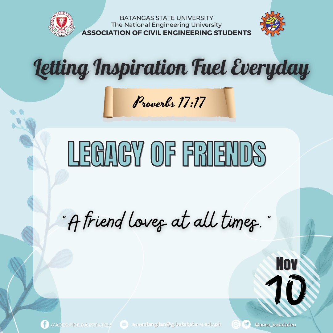 aces_batstateu's tweet photo. Good morning! Be inspired with the Gospel of the Day through LIFE, Letting Inspiration Fuel Everyday!
#LIFE
#WithACESweACEeverything
#ZitoRedSpartans https://t.co/MwNPAbttQh