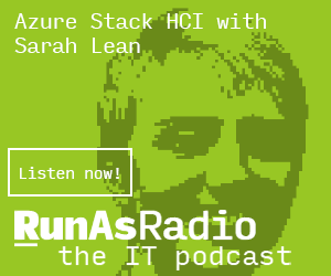RunAsRadio's tweet image. Why do you need Azure Stack?

@TechieLass talks on RunAsRadio at runasradio.com/Shows/Show/853 about the different flavors of Azure Stack, and where you can use them to bring Azure Compute closer to your workloads!