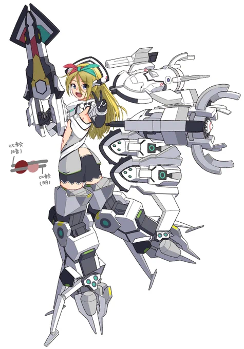 この辺今見返しても好き(過去絵)#アリスギアお絵かき 