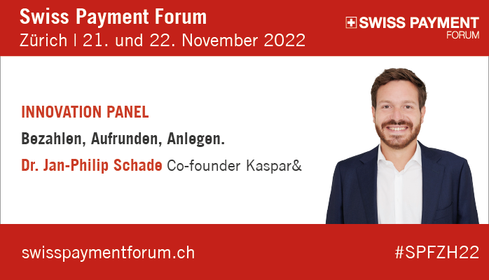 spfzh's tweet photo. Die Kombination von #Finanzdienstleistungen kann nicht nur Verhaltensweisen schaffen, sondern auch gleichzeitig das Tor in eine neue #OpenFinance Welt sein. Ich freue mich auf den Vortrag von Dr. Jan-Philip Schade, PhD von Kaspar&amp;! #SPFZH22 https://t.co/zhH6jlt5ri https://t.co/hwCv7C6sfq