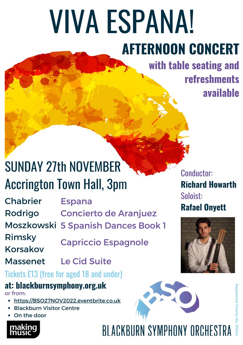BlackburnSympho's tweet photo. Rehearsals going well. So are tickets - get yours while you can! https://t.co/AMZVcxYfnZ