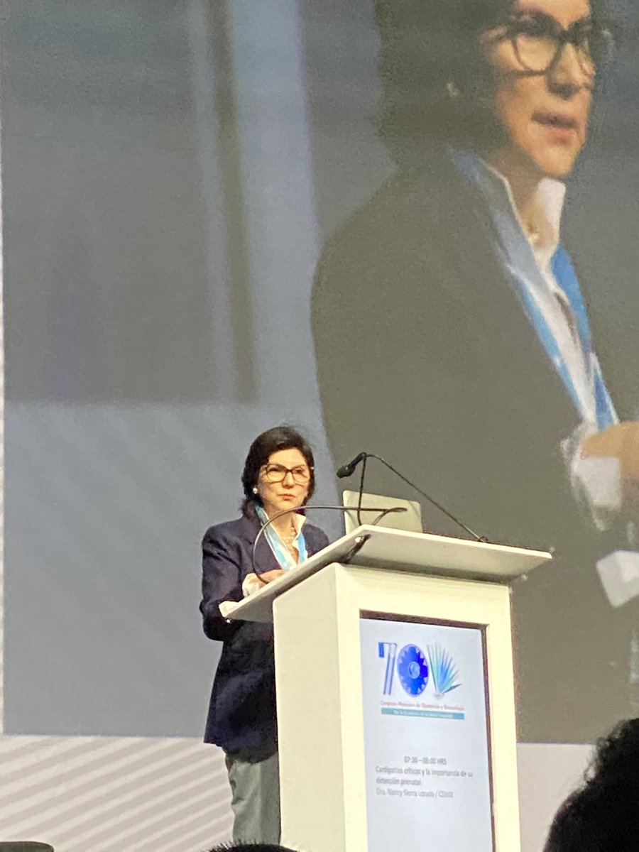MaternoFetalMX's tweet photo. La Dra Nancy Sierra Lozada nos habla sobre la importancia de establecer un adecuado programa de detección prenatal de #cardiopatiacongenita #diagnosticoprenatal #70CMOG @FemecogOficial @centrodiapren https://t.co/2yypQcEUUT