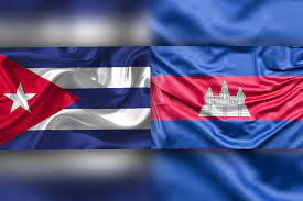 DrRobertoMOjeda's tweet photo. Nos sumamos a la felicitación de @DiazCanelB al rey de #Cambodia, Norodom Sihamoni, en ocasión de conmemorarse hoy el 69 aniversario de la Declaración de Independencia nacional, lo hacemos extensivo al Partido del Pueblo y a los cambodianos. #Cuba #CubaEsAmor https://t.co/8tu4xd9nlG