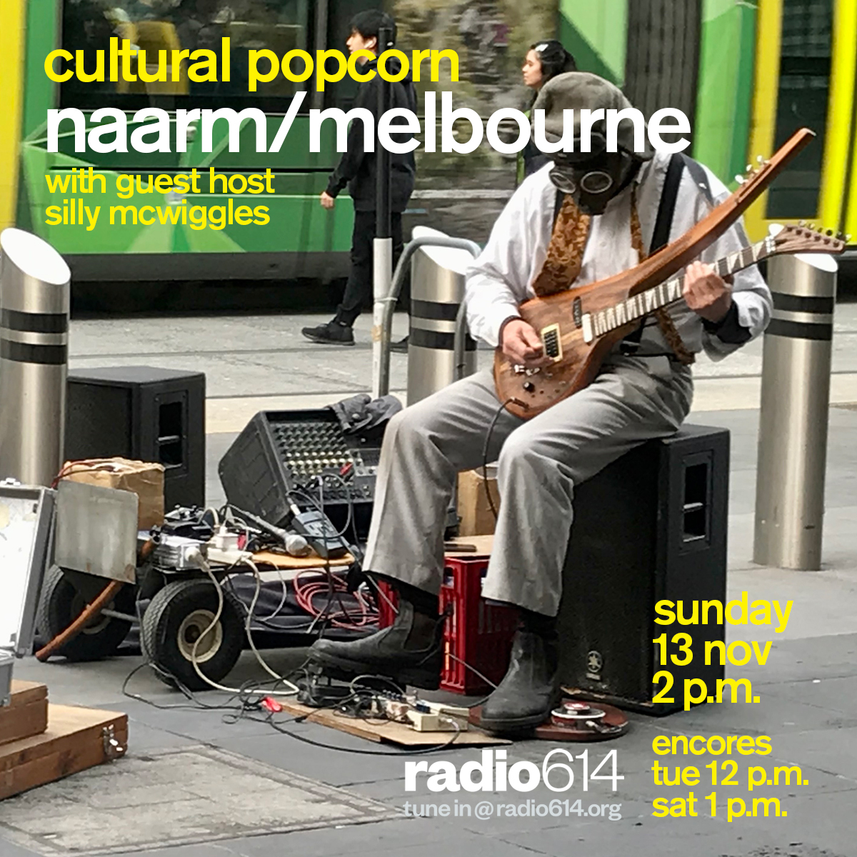 NEW this Sunday 2-4pm EST (7-9pm UK) @radio614 @SillyMcWiggles hosts Cultural Popcorn with #Naarm #Melbourne the musical theme.