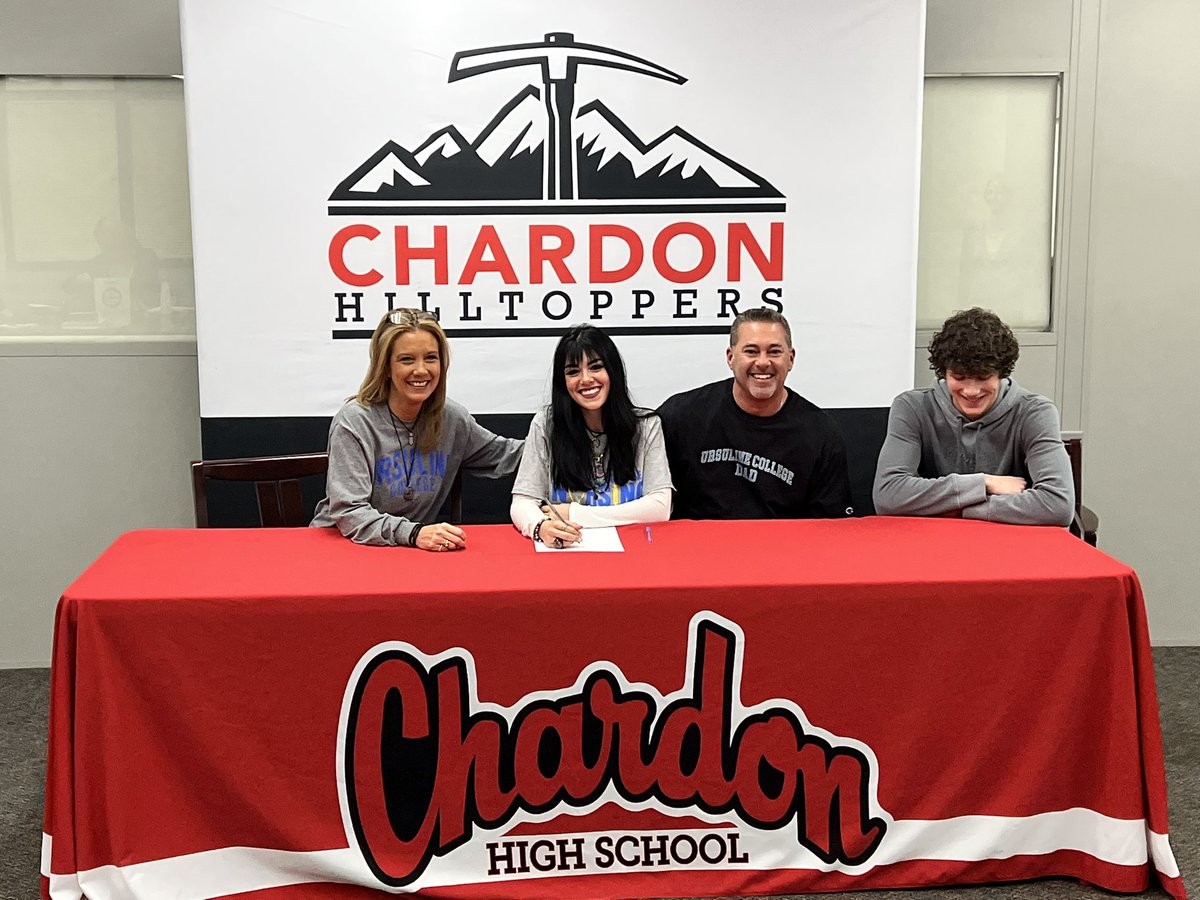 toppernation's tweet image. Congratulations Samantha Zarzour on signing with Ursuline College to continue your education and athletic career on the newly-formed UC Stunt Team!