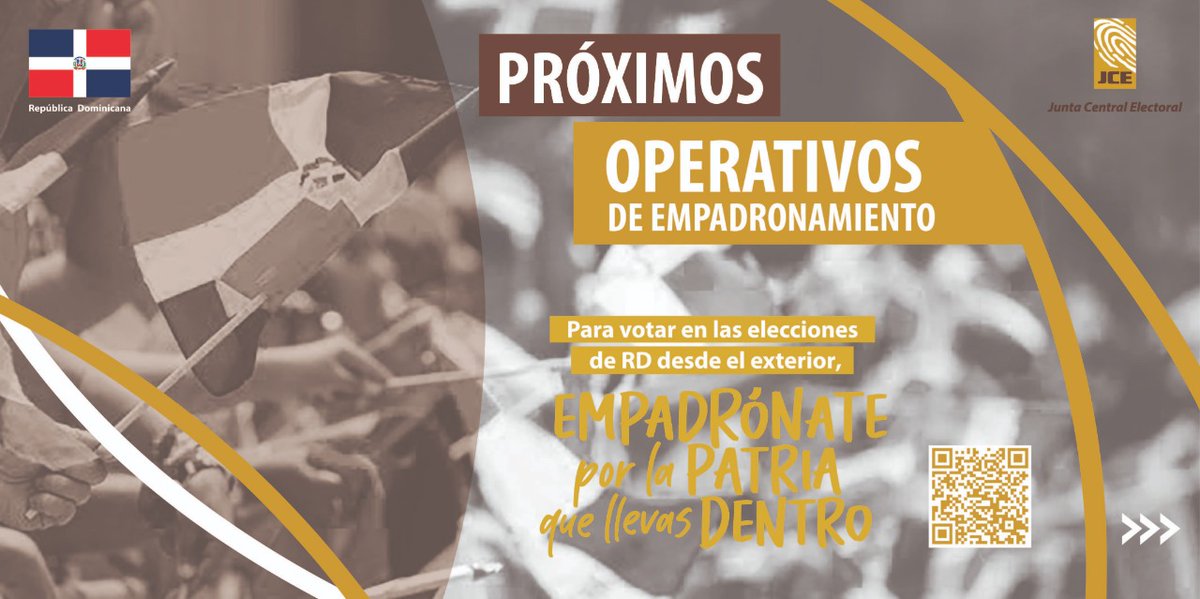 juntacentral's tweet photo. 📢¡A ti que vives en el exterior! 

¿Sabías que para votar en las elecciones🇩🇴 desde la ciudad donde resides debes estar inscrito/a en un padrón especial?👀

Es por esto que en la JCE estamos comprometidos con que te EMPADRONES para que nadie se quede fuera.

#EmpadrónateRD2024 https://t.co/lMEA0VYdV0