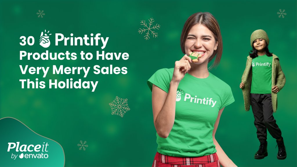 placeitapp's tweet image. Take advantage of this #HolidaySeason🎄 ❄️ with Printify and all the products you can sell to upgrade your #PODStore!

Click here! ➡️ l8r.it/PKUB

#PrintifyTips #PrintOnDemand #OnlineShopping #ChristmasDesigns #HolidayDesigns #PrintOnDemandTips #BlackFridaySale