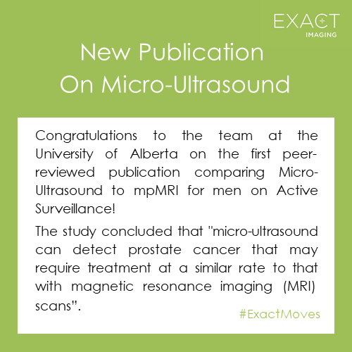 ExactImaging's tweet photo. Happy #Movember!
We are proud to share new data on the impact of #ExactVu and #MicroUltrasound in Active Surveillance: https://t.co/MAULbfh1w4
Congratulations @AdamKinnaird and all of the co-authors!
Follow Exact Imaging’s #ExactMoves campaign and support Movember! https://t.co/cadhPV7Z6f
