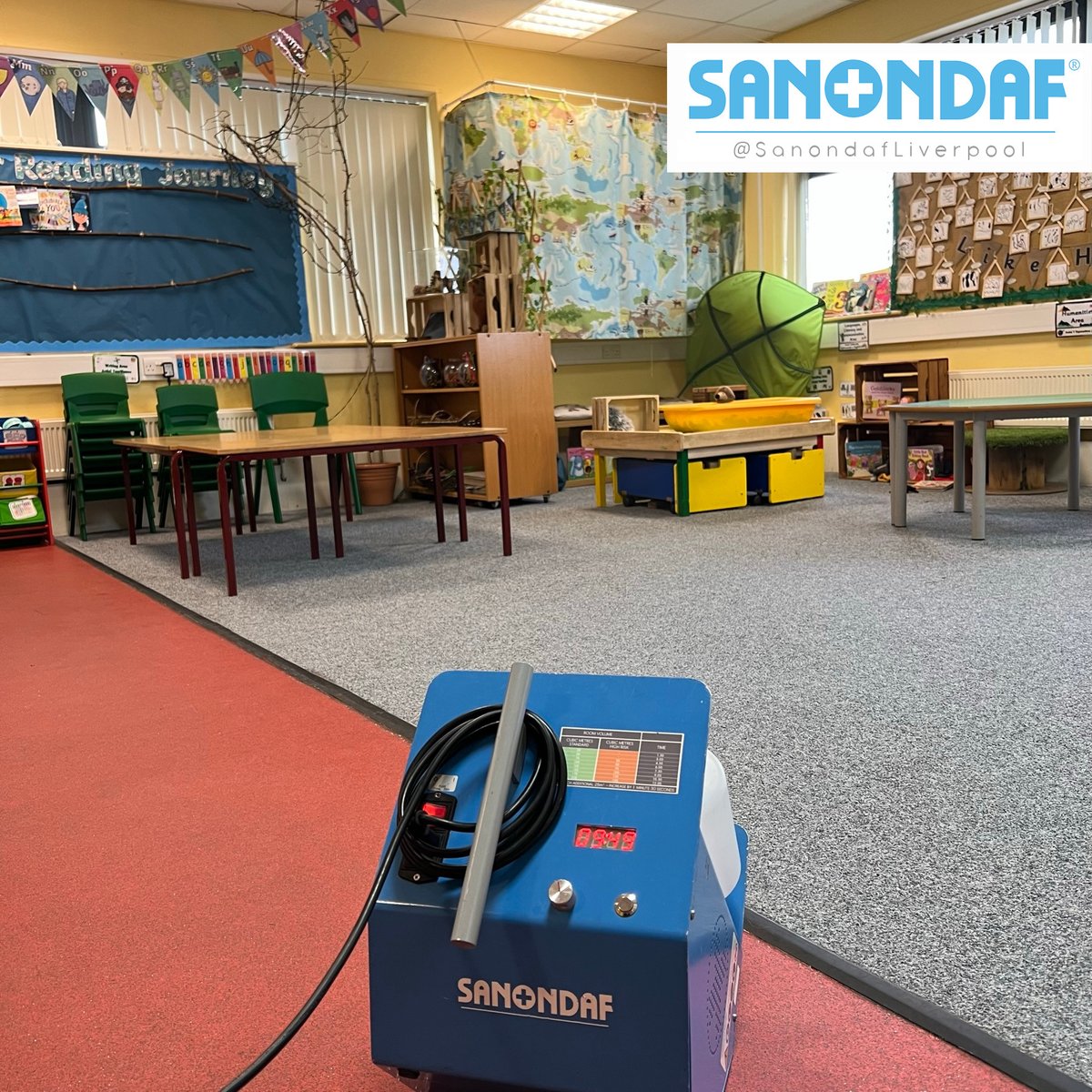 SanondafLpool's tweet photo. We're loving these #nursery vibes, and you won't be-leaf what we can do. Interested in learning how #Sanondaf can help your nursery and keep it safe from harmful germs? Let's Talk. #infectioncontrol #childcare #preschool #earlyyears #kindergarten  #meetthefoggers https://t.co/UmC5NUYIU8