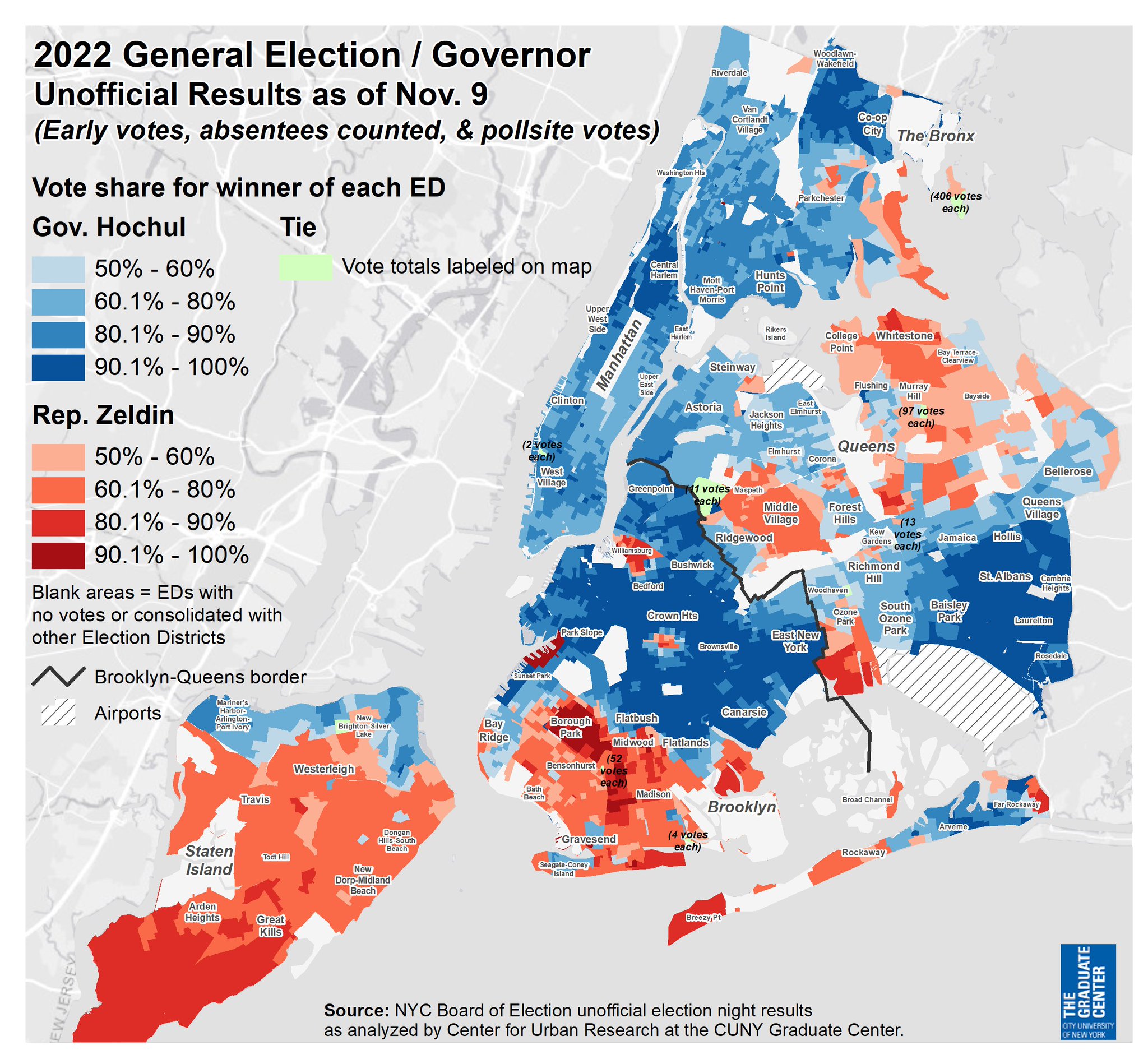 Steven Romalewski on Twitter "Updated map of 2022 unofficial general