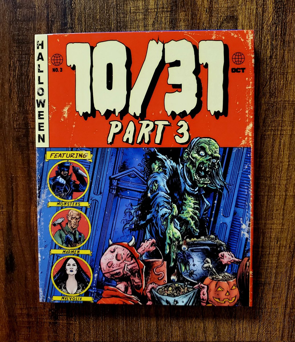 MikeCrissinger2's tweet photo. Finally checkin this one out since I loved the first two... #FuckNovember #HailToOctober!!🎃 "10/31 Part III" #horror 🖤🧡 https://t.co/Gz9q4DbMqn