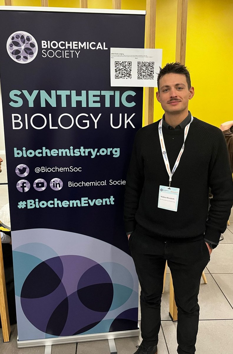 I'm really happy to have had the opportunity to join my first ever conference on Synthetic Biology #SBUK2022.
It was an incredible experience!
@BiochemSoc #BiochemEvent