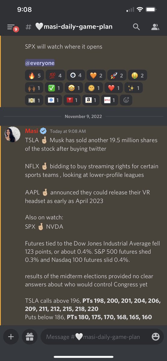 MasiTrades's tweet photo. 11/9 Watchlist ✨ https://t.co/g6jQd9Pgkh