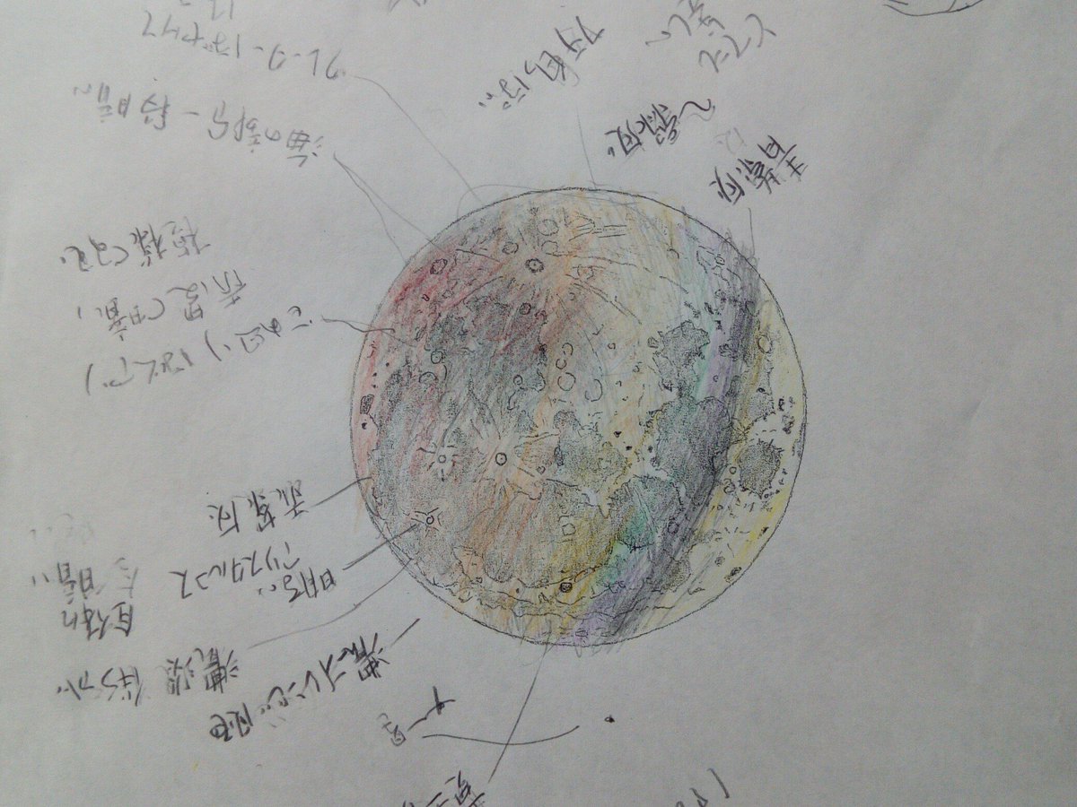 #今日のスケッチ
皆既月食20221108

改めて仕上げはしようと思いますが、現地描きのラフスケッチも臨場感があっていいと思いました。

1108  19:57  18:33 19:08
セレストロンC5  31x
今回の皆既月食は影の部分が暗かったですが、予想ほどではなかったように思います。  
#astrosketch