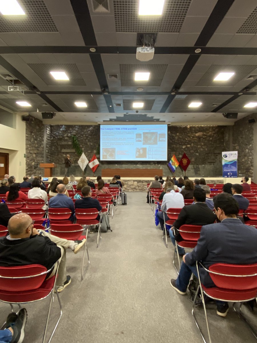 CIPOA_family's tweet photo. Third day of CIPOA V has just started with the plenary lecture of Prof. Giovanni Palmisano 🇦🇪
Talk: “Photocatalytic H2 generación and CO2 reduction” https://t.co/3ykD9IoWFj