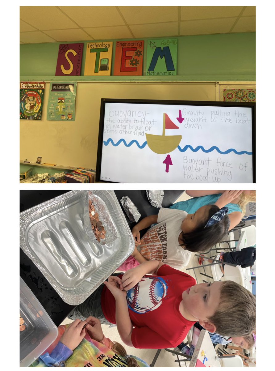 ALEXCITYCTE's tweet photo. Ms Waldrop’s classes celebrated National STEAM day studying buoyancy! #NationalSTEAMDay #cteisstem @BRmeganreece @MrsMEWalker @AlexanderCityS1 @alexcityoutlook @jimmyhull_CTE @egmackey https://t.co/pmXiMFLLZG