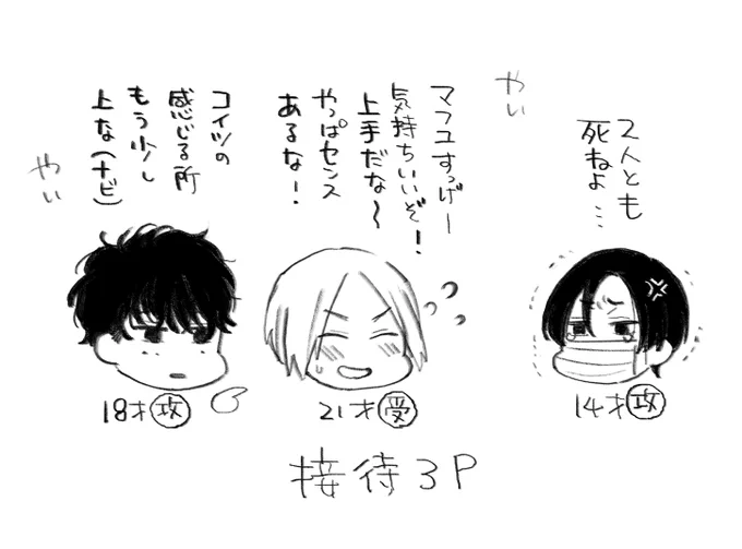 セバシン14歳接待3P(※エロ絵じゃない) 
