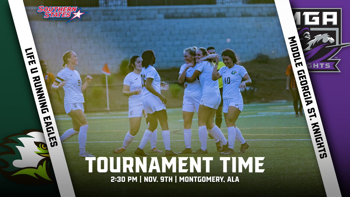 LifeUAthletics's tweet photo. TOURNAMENT TIME!!

The @LifeUWSOC team will face @MGAKnights in @SSACsports semifinal action today. Kickoff is slated for 2:30 PM. Live stats and video are linked below!

📈:https://t.co/bjA5WJrFJQ
📺: https://t.co/PaTVgH2v8B https://t.co/q1qyk79XNq