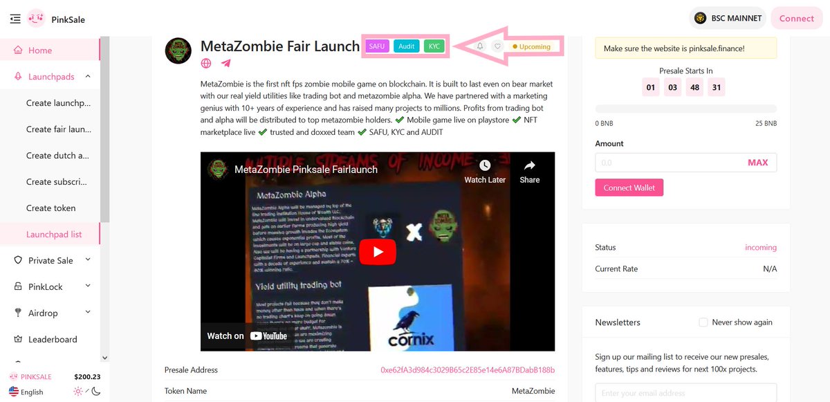 PinkSale (Pink Ecosystem) tweet media