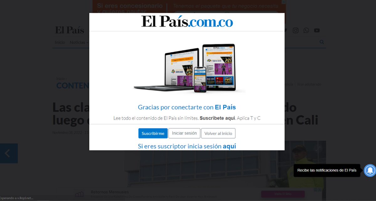 senorkejas's tweet photo. Los medios deben cobrar por contenido, así se mantienen, pero notas d interés común, y más para población de estrato bajo q son quienes NO tienen para pagar suscripción de @elpaiscali, deberían ser libres.

La gente consume un mal producto porq no tiene cómo pagar su conocimiento https://t.co/I5brleJpdd