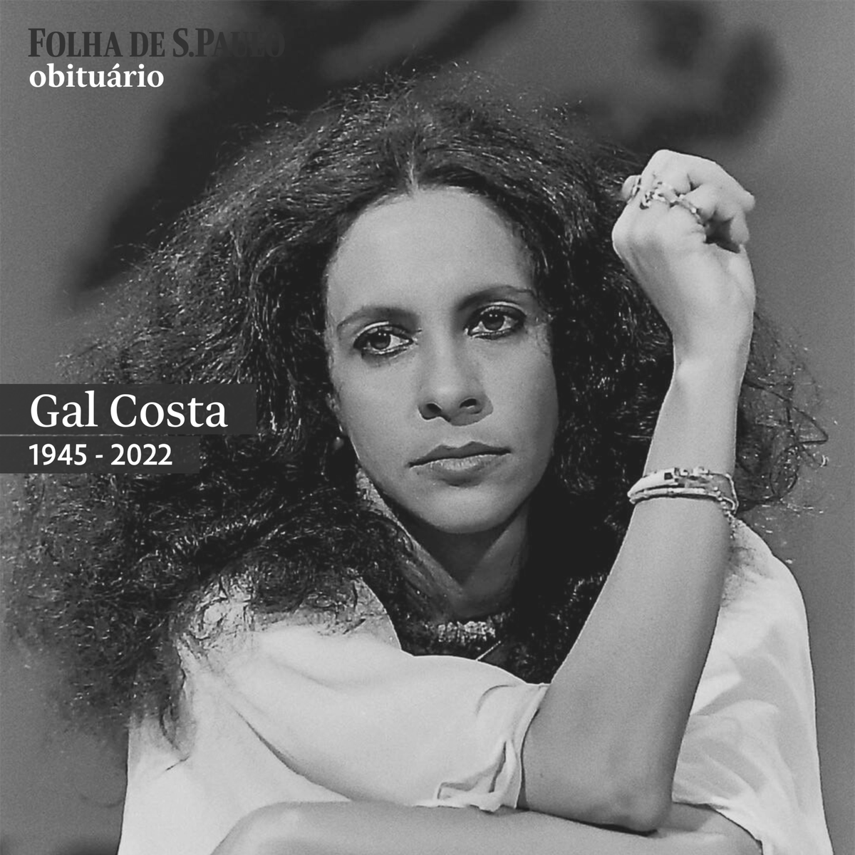 Morre Gal Costa, uma das maiores vozes da música brasileira, aos 77 anos.  mla.bs/940dd480  📷 Instagram/galcosta