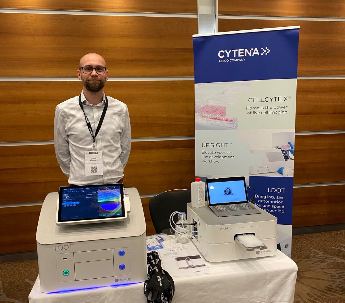 The #OmicsSeries22 in #London has begun! Stop by booth 10 to learn more about how our single-cell dispensing, liquid handling and plate washing technology can optimize your workflows. Spend less time processing and more time discovering! 

#cytena #dispendix #bico