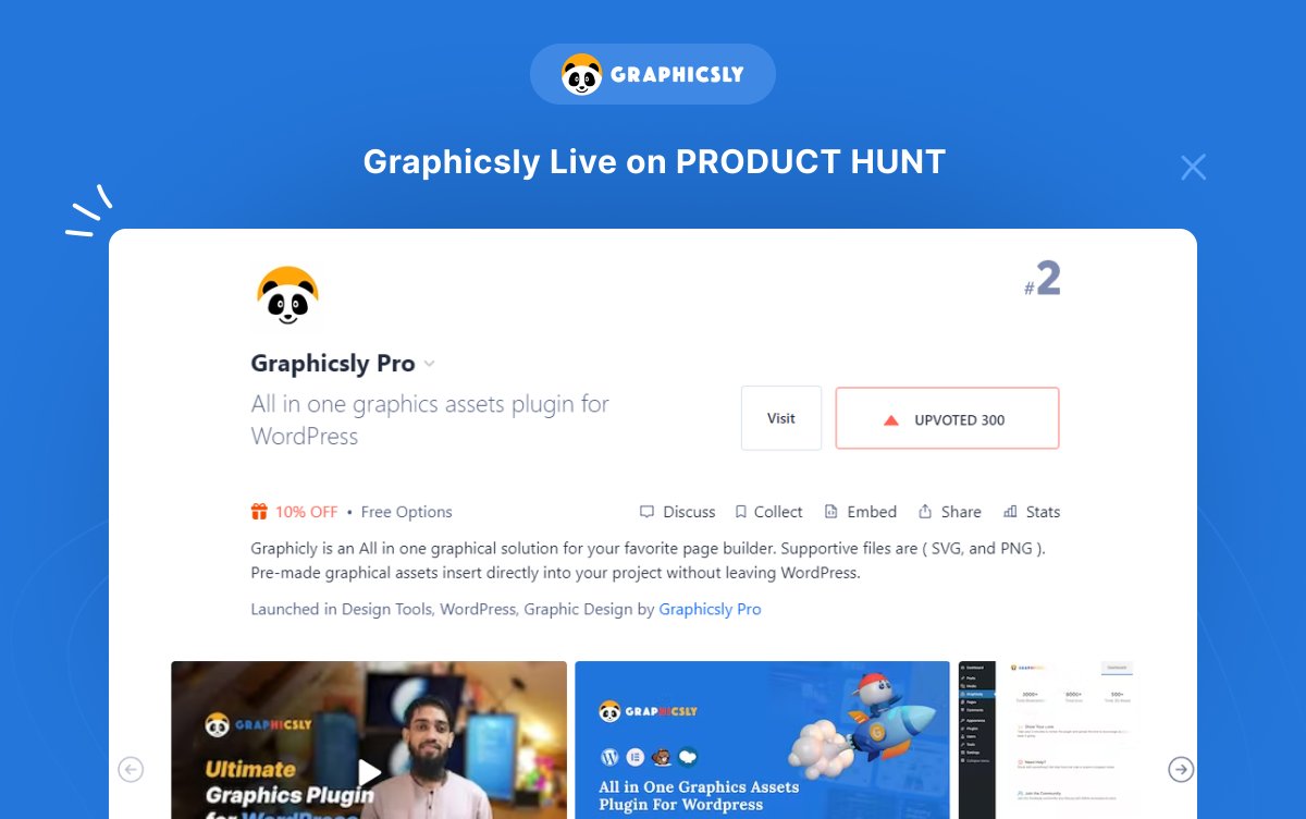 delowar776's tweet photo. 13000+ Graphic Assets For Your WordPress Website.
Graphicsly WordPress Plugin Live on Product hunt: https://t.co/gxsO9JdkCy
#graphicsly #producthunt #wordpressplugin #graphicslyplugin #wordpress https://t.co/YLo5p6Khmi
