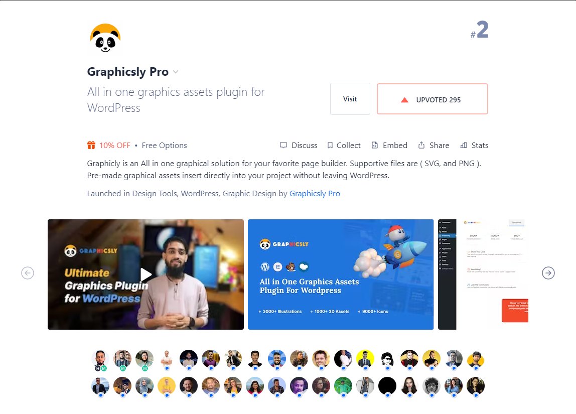 Hussain14320623's tweet photo. 13000+ Graphic Assets For Your WordPress Website.
Graphicsly WordPress Plugin Live on Product hunt: https://t.co/W6kw9dS342 https://t.co/m69eSmgi0U