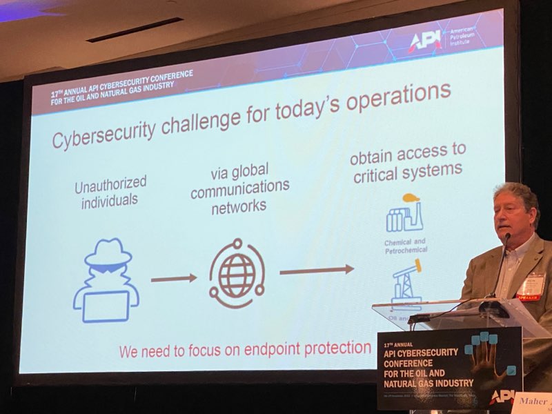 Q-Net Security (@qnetsecurity) on Twitter photo At #APICybersecurity22 in Houston, TX this week?
Q-Net Security CEO Dr Ron Indeck spoke yesterday on Emerging Technologies to make the energy sector more secure.
What talks will YOU be at today?
#OTendpointsecurity
<a href="/APIenergy/">American Petroleum Institute</a> At #APICybersecurity22 in Houston, TX this week?
Q-Net Security CEO Dr Ron Indeck spoke yesterday on Emerging Technologies to make the energy sector more secure.
What talks will YOU be at today?
#OTendpointsecurity
<a href="/APIenergy/">American Petroleum Institute</a>