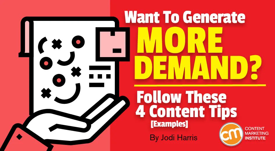 The4amReport's tweet photo. Want to Generate More Demand? Follow These 4 Content Tips. #ContentMarketing
https://t.co/FsZ4bKWa8z https://t.co/N5EBw08Apv