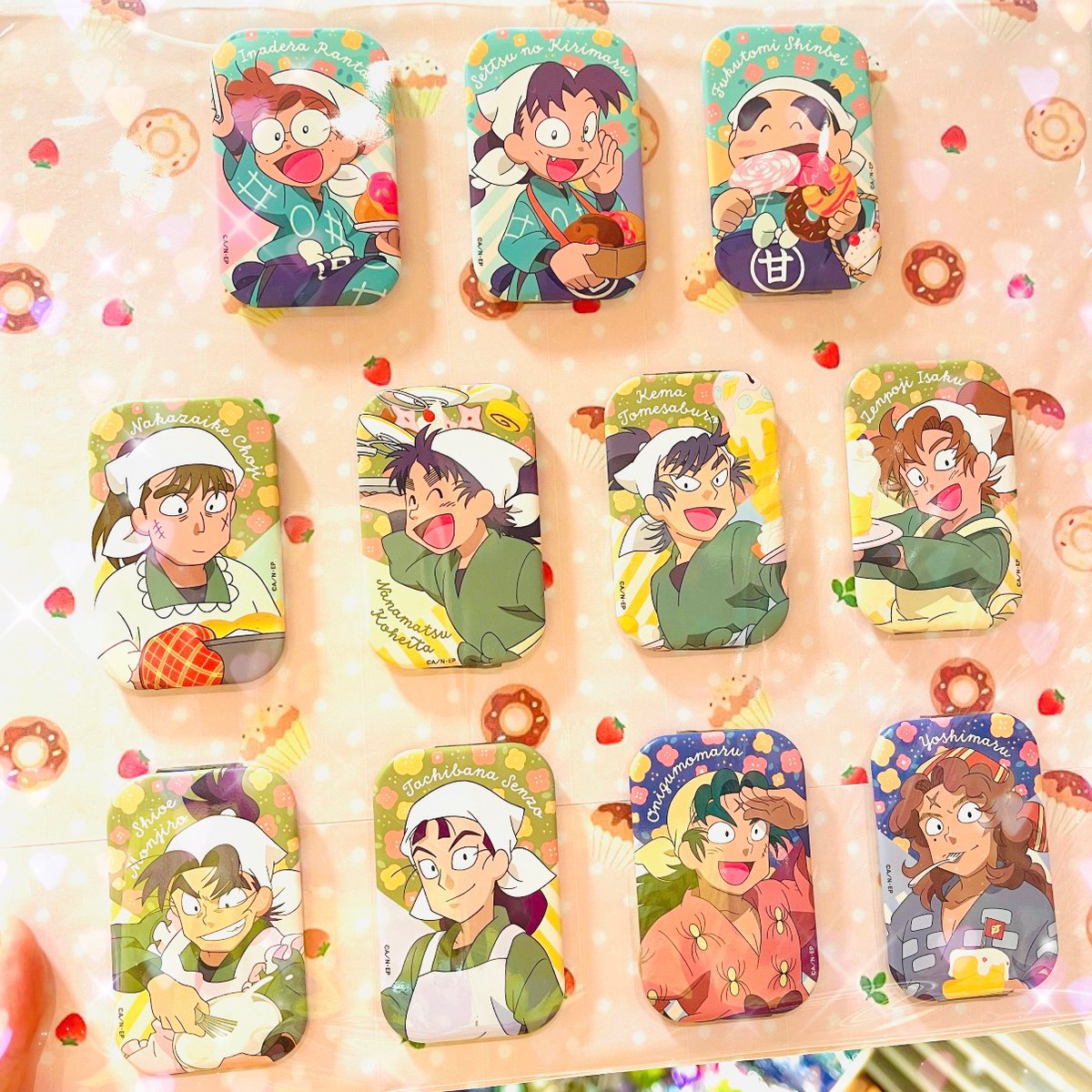 １０BOX★ 忍たま乱太郎 まるかくカンバッジ 10BOX☆ 忍たま乱太郎 まるかくカンバッジ