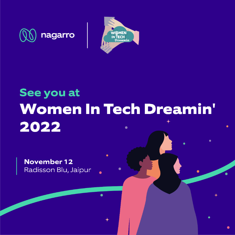 Nagarro's tweet photo. We’re very proud to be sponsoring this year’s @witdreamin event, India’s first community-driven @Salesforce conference led by women. Make sure you don’t miss our experts sharing their thoughts on Salesforce implementation and the Net Zero journey. #WomenOfNagarro #WITDreamin22