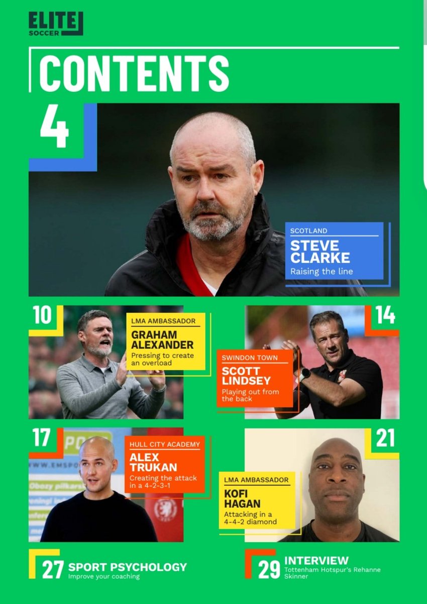 Always good to share ideas with other coaches. Pleasure to contribute to <a href="/EliteSoccerMag/">Elite Soccer</a> in last month's edition presenting a practice on creating the attack in 4-2-3-1 formation. Great work being put into this magazine ⚽️👏