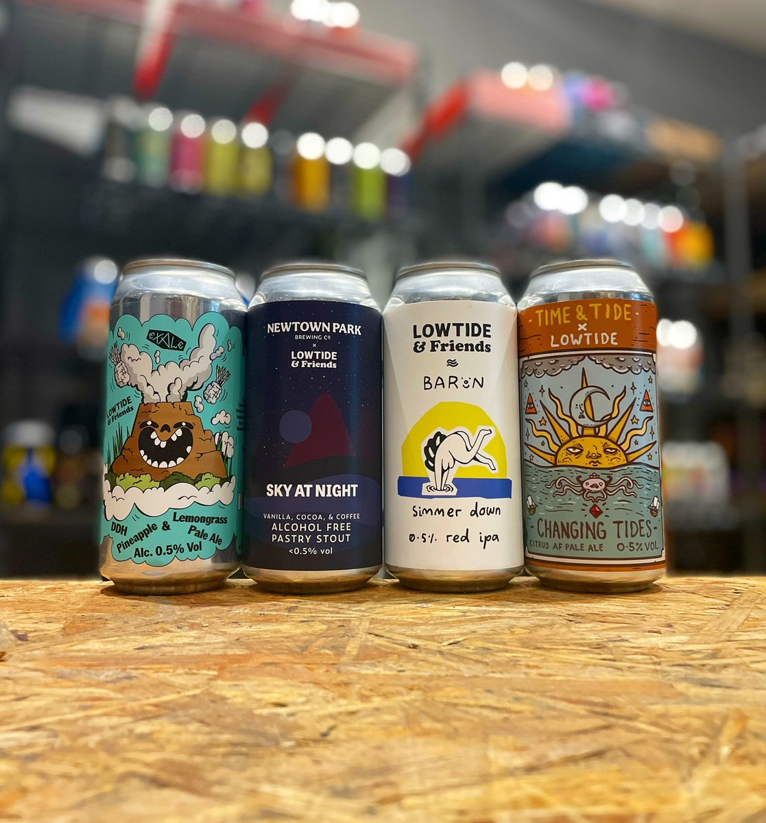 Low/no alcohol beer is far from boring these days thankfully! 🙌
The guys at Lowtide are really nailing brewing interesting styles with mega flavour but less abv 👌
You can currently choose from 40ish different low/no options in stock 😋
There’s wine and cider too! 🍇🍏
