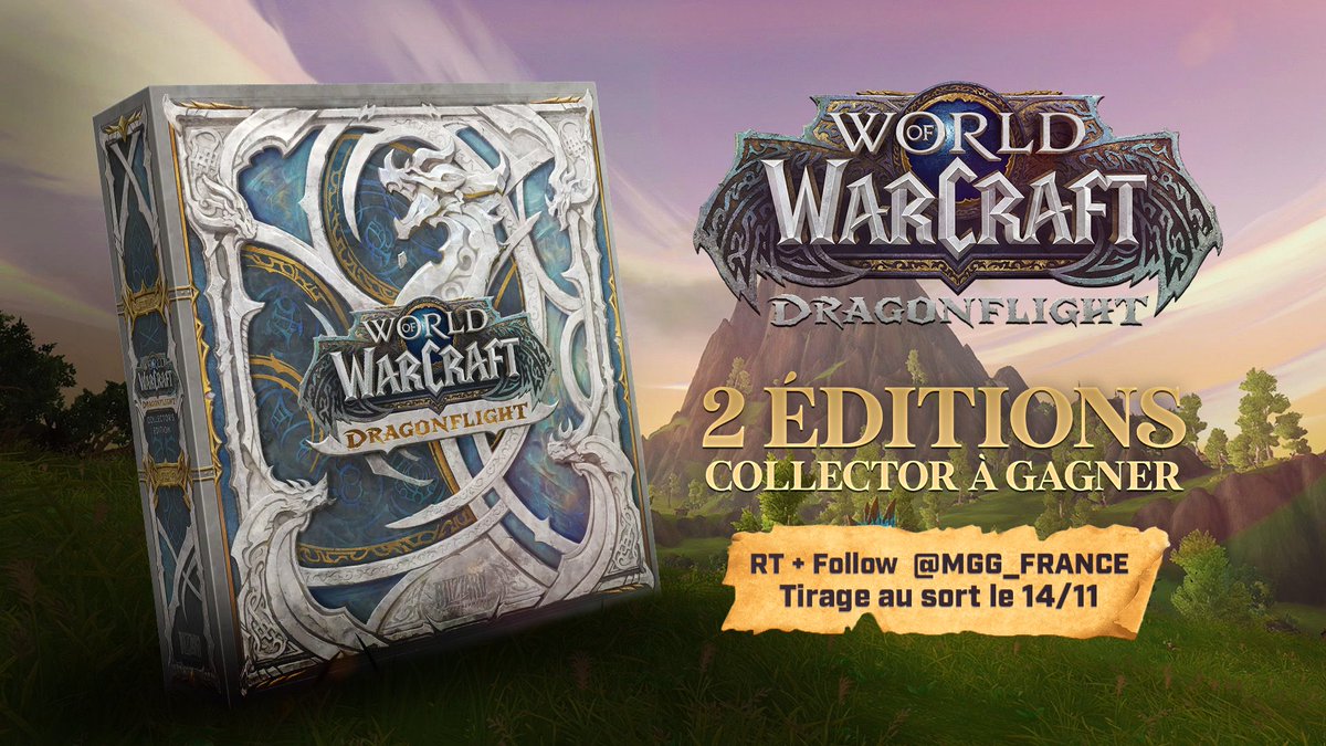 MGG (@mgg_france) on Twitter photo đČđ CONCOURS WORLD OF WARCRAFT : DRAGONFLIGHT đđČ
Avec <a href="/Warcraft_FR/">Warcraft FR</a>, on vous fait gagner 2 éditions Collector de l'extension World of Warcraft : #Dragonflight !
Pour participer :
RT + Follow <a href="/MGG_France/">MGG</a> 
TAS 14/11 đČđ CONCOURS WORLD OF WARCRAFT : DRAGONFLIGHT đđČ
Avec <a href="/Warcraft_FR/">Warcraft FR</a>, on vous fait gagner 2 éditions Collector de l'extension World of Warcraft : #Dragonflight !
Pour participer :
RT + Follow <a href="/MGG_France/">MGG</a> 
TAS 14/11