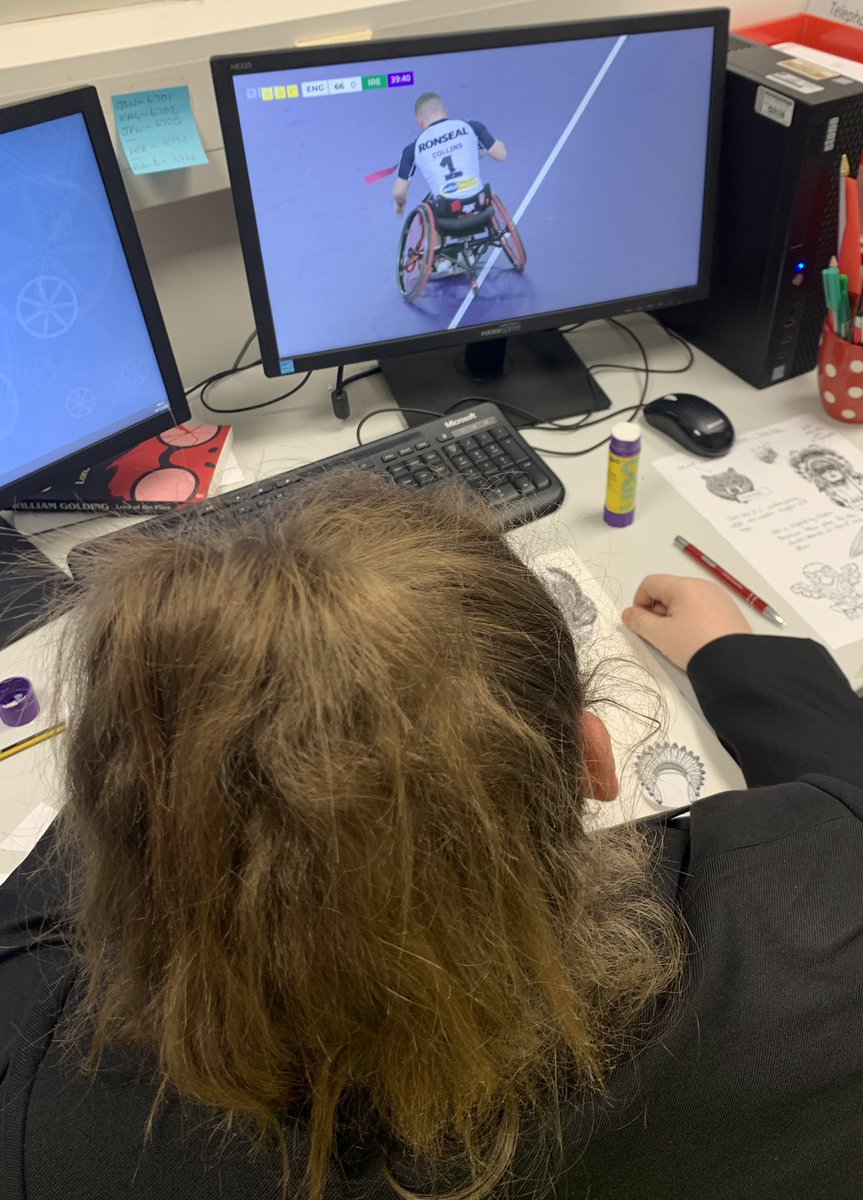 hepwora03's tweet photo. Our very own MC watching her brother @nathan01whrl competing at the copper box arena in round 3 of the @England_RL . She is doing her school work as well 👏👏👏@KarenCollins131 https://t.co/mtHc5ry6C8