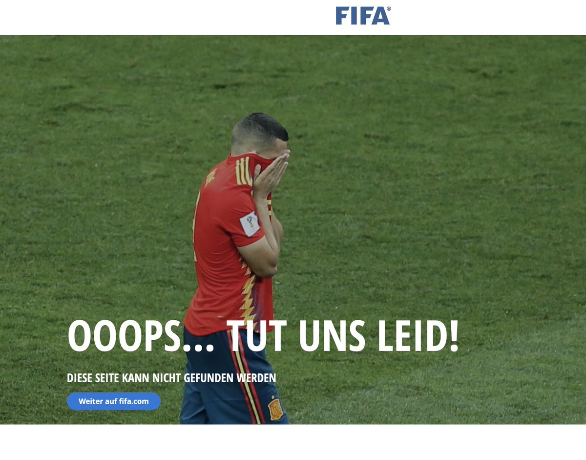 Genau mein Humor:
Wollte mich auf der FIFA Seite Ethikkommission informieren…