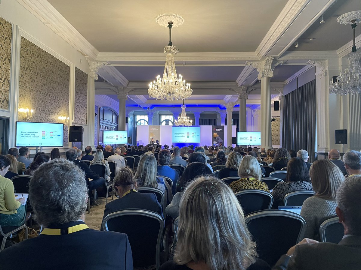 Interesting talk by <a href="/nicolawass1/">Nicola Wass</a> <a href="/so_mo_co/">SoMoCo</a> on solutions based on thorough understanding why the problem exists and promoting #BehaviouralScience: ‘change does not happen unless you go into the real environment and make it happen!’