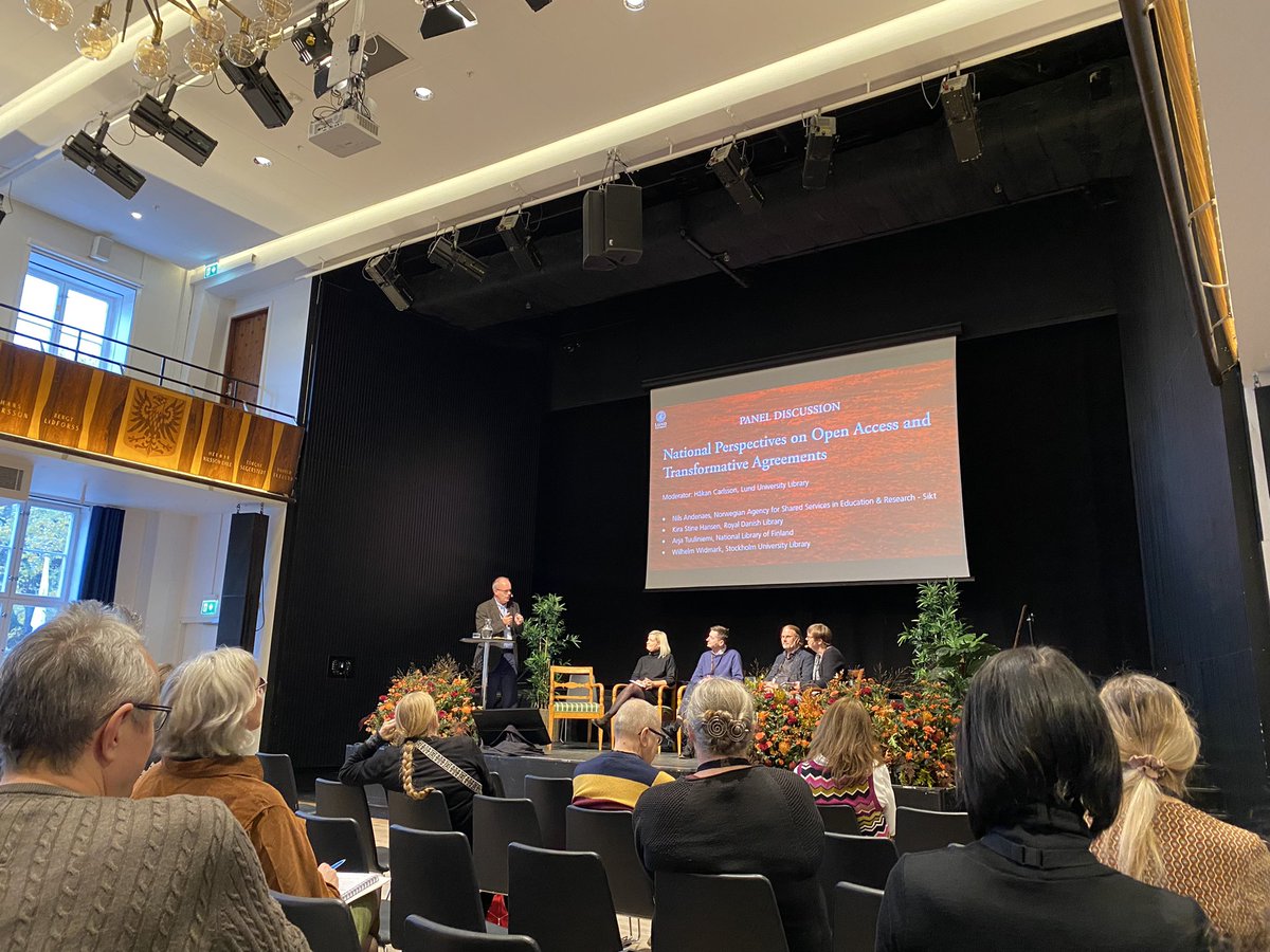 Panel discussion: National perspectives on open access and transformative agreements #LundOnline