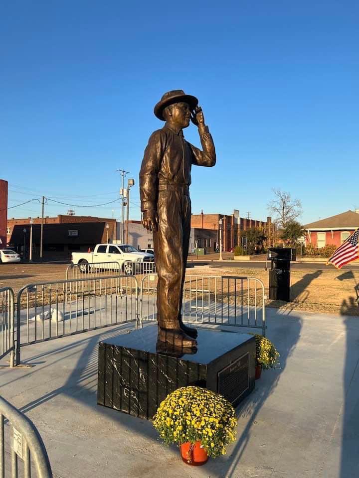 Emmett Till’s Statue placed in Greenwood, Mississippi October 21, 2022