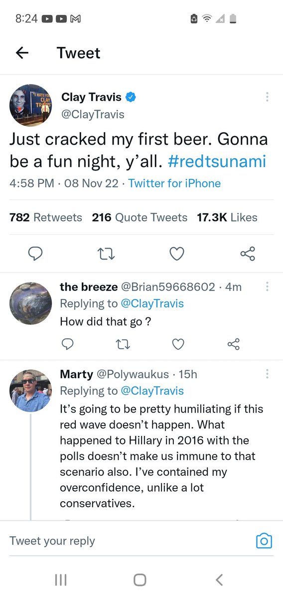 Brian59668602's tweet photo. @ClayTravis Are you drunk ? https://t.co/tPiphwrgp5